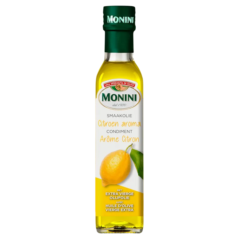 Monini Olijfolie met natuurlijk citroenaroma