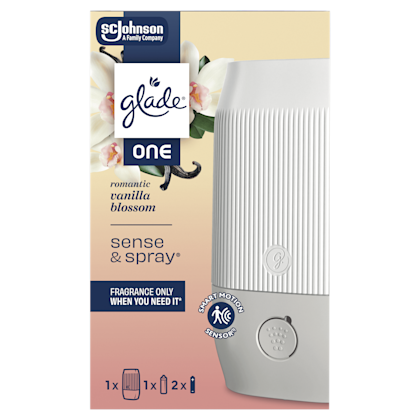 Glade One Sense spray houder Vanillebloesem
