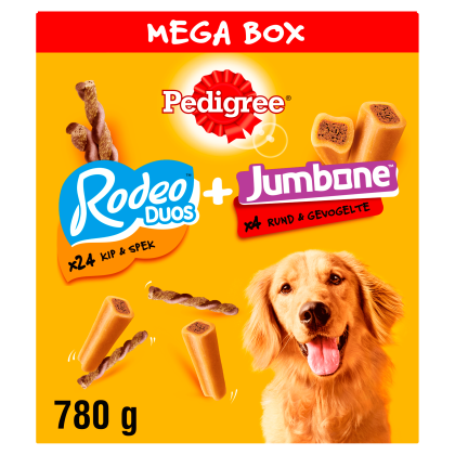 Pedigr Megabox Rodeo & Jumbone Hondensnacks