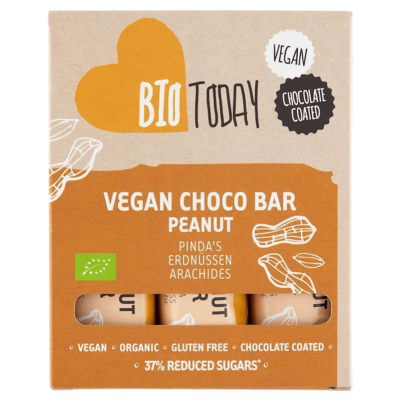 BioToday Vegan Peanut Bar 3st
