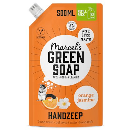 Handzeep Sinaasappel & Jasmijn navul