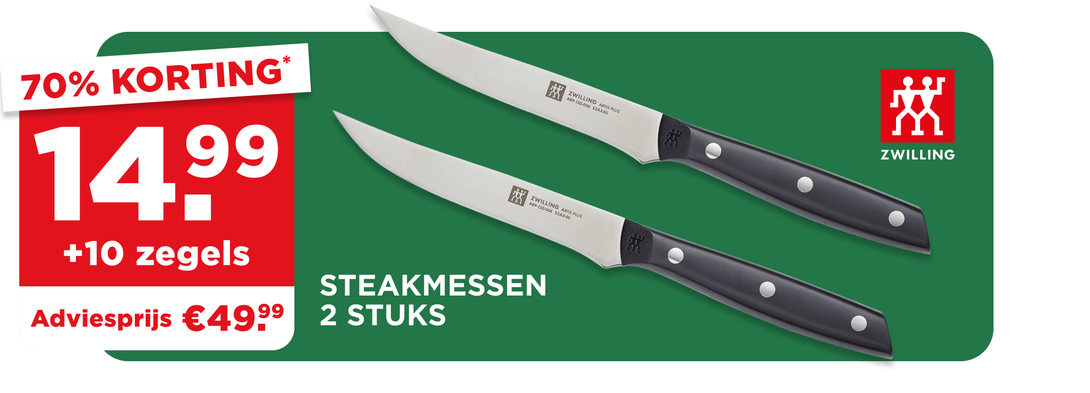 Steakmessen 2 stuks