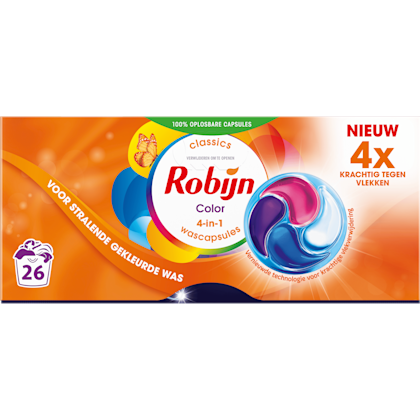 Robijn 3-in-1 classics capsules color