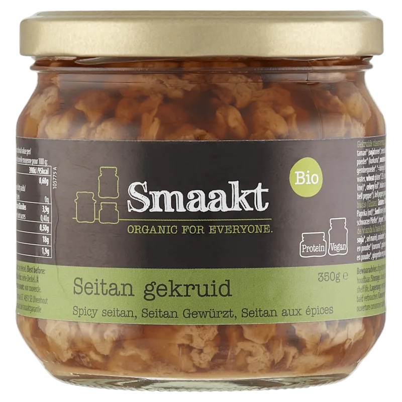 Smaakt Seitan gekruid