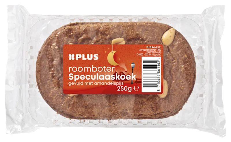 PLUS Speculaas met amandelspijs (roomboter)