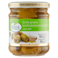 Royal Groene knoflookolijven zonder pit