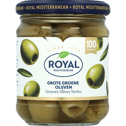Royal Grote Groene olijven