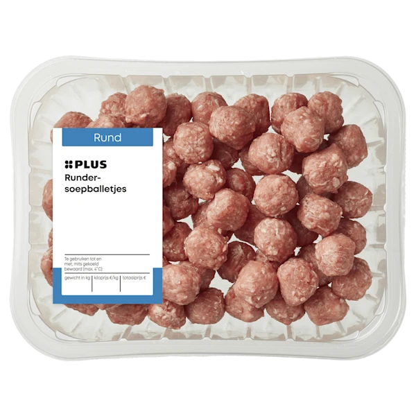 PLUS Rundersoepballetjes