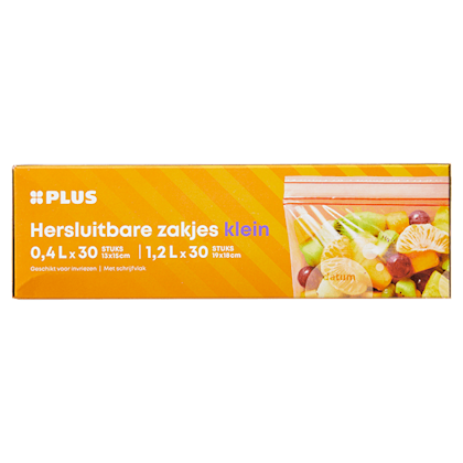 Hersluitbare zakjes klein
