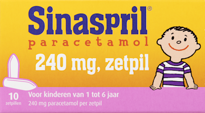 Sinaspril Paracetamol 240mg zetpil