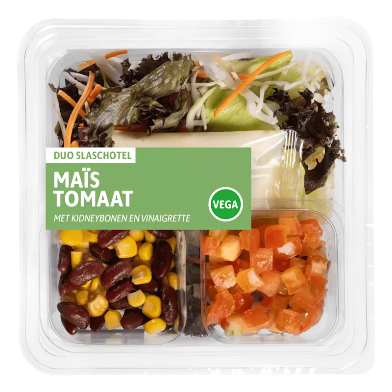 Fresh Quality Duo Slaschotel Mais Tomaat