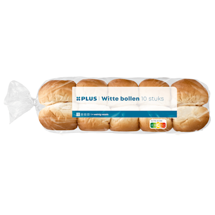 PLUS Witte basis bollen