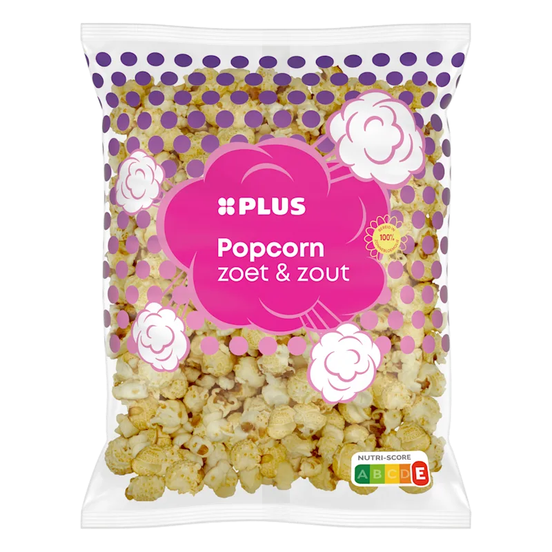 PLUS Popcorn zoet & zout