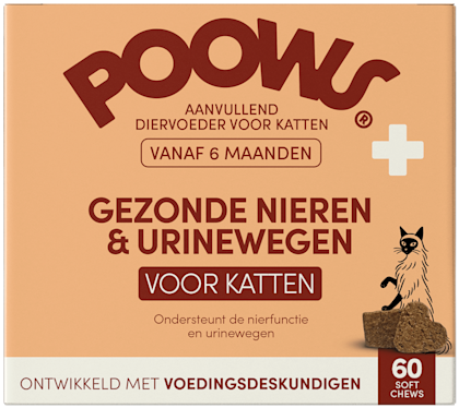 Poows Gezonde nieren en urinewegen kat