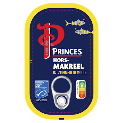 Princes Horsmakreelfilets in zonnebloemolie