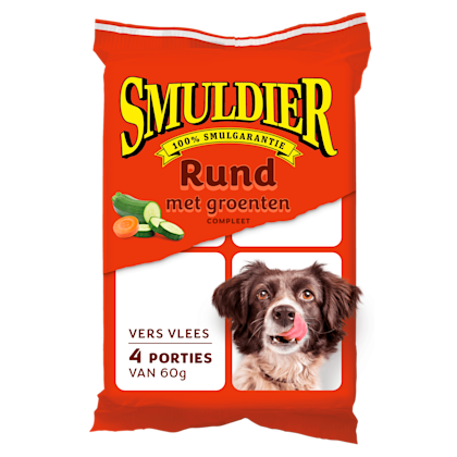 rund met groenten 4x60 gram