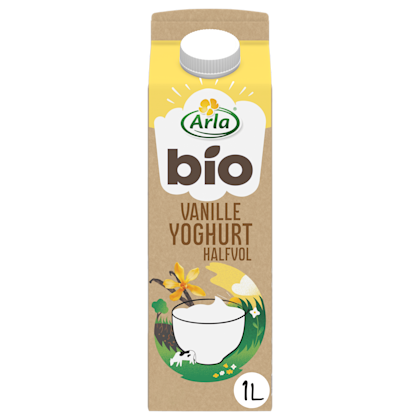 Biologisch halfvolle vanille yoghurt