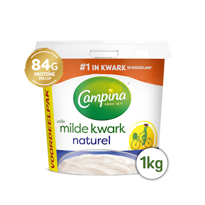 Campina Volle kwark naturel