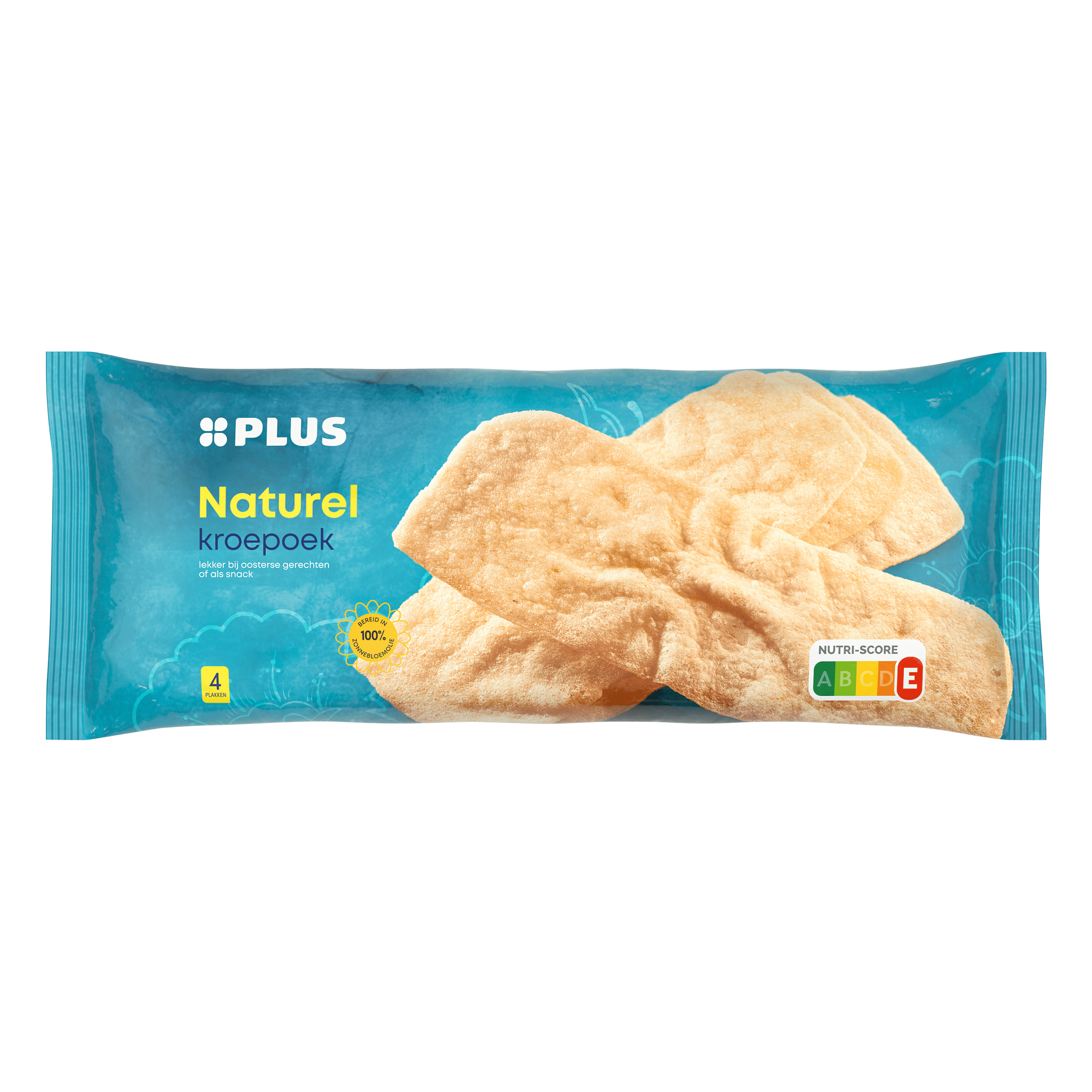 Plus Kroepoek Naturel Lange Plak Per Zak G