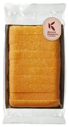 PLUS Korenlanders Roombotercake gesneden