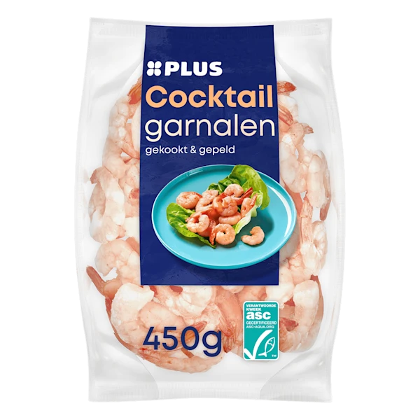 PLUS Cocktail Garnalen gekookt & gepeld