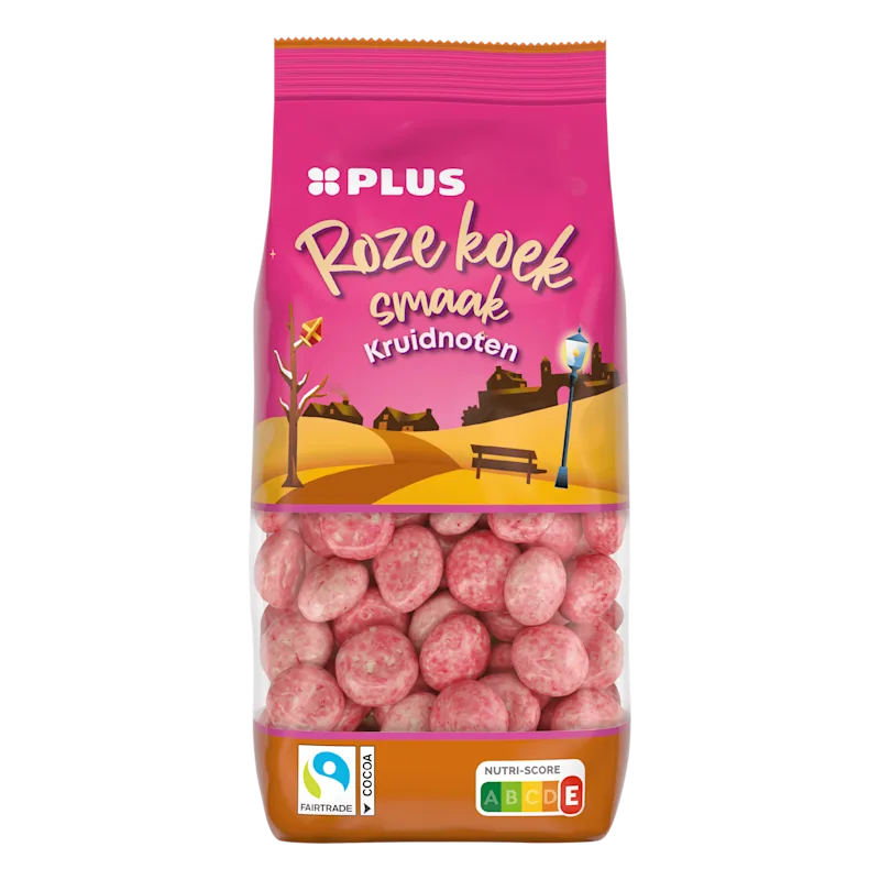 PLUS Chocolade kruidnoten roze koek
