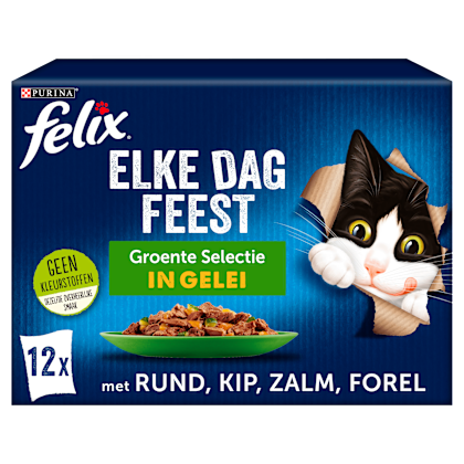 Elke Dag Feest kattenvoer groente mix