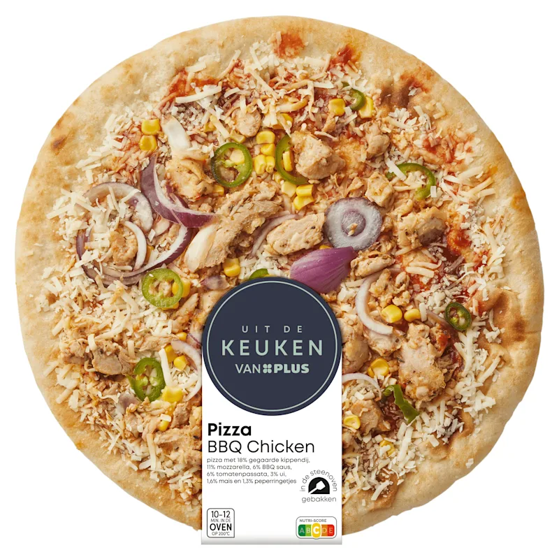 Uit de keuken van PLUS Pizza BBQ Chicken