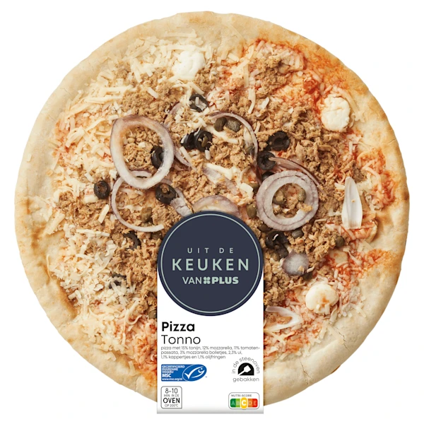 Uit de keuken van PLUS Pizza Tonno