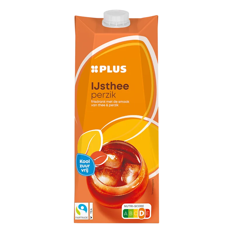 PLUS IJsthee perzik Fairtrade