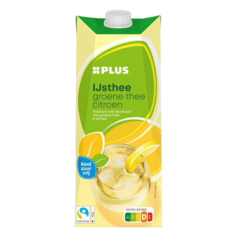 PLUS IJsthee groene thee citroen Fairtrade