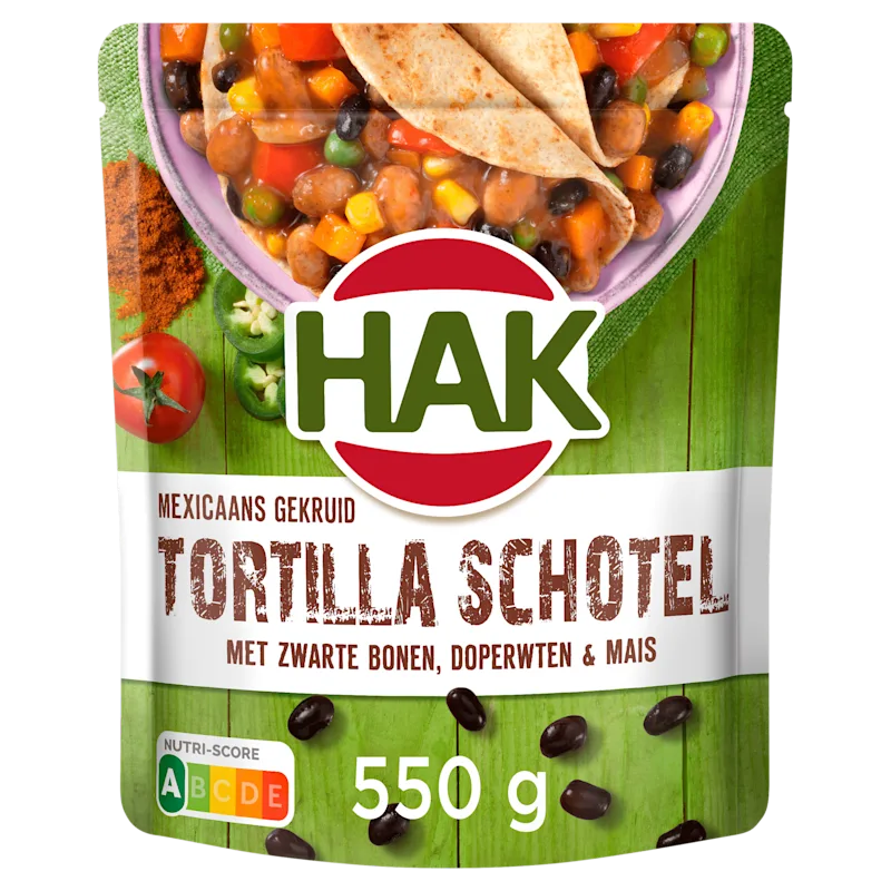 Hak Tortilla schotel