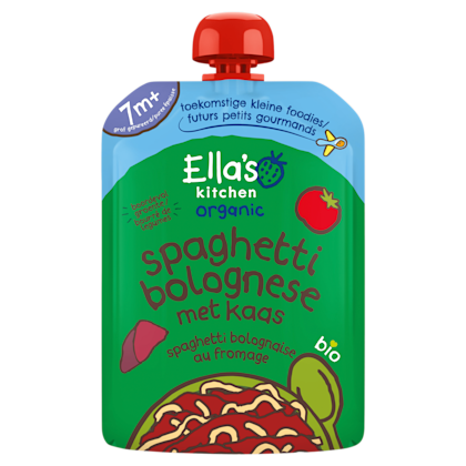 Ella's Kitchen Spaghetti bolognese met kaas 7m+
