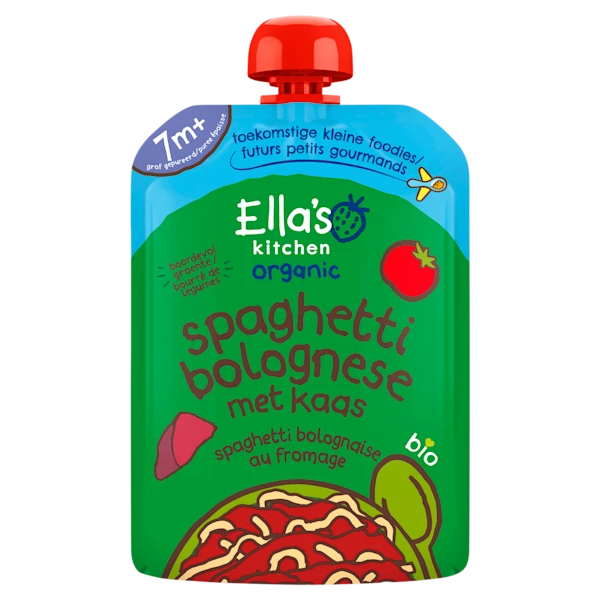 Ella's Kitchen Spaghetti bolognese met kaas 7m+