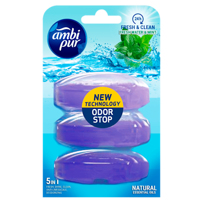 Toiletblok vloeibaar navul water mint