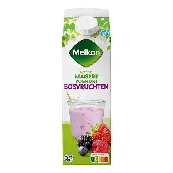 Melkan Magere vruchtenyoghurt bosvruchten