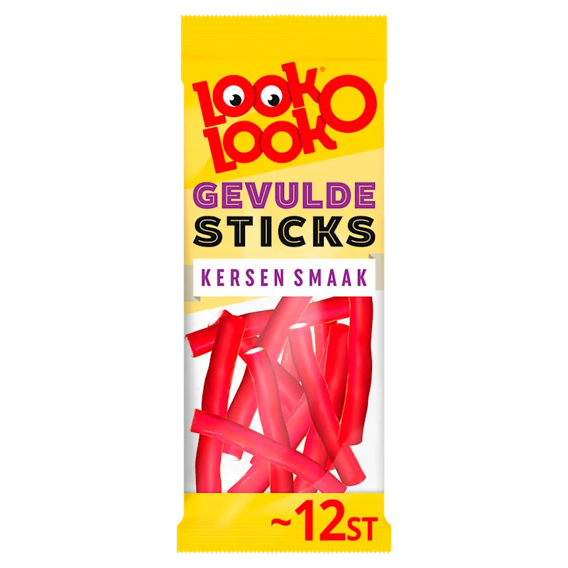Look o Look Look-O-Look Gevulde Kersen Sticks