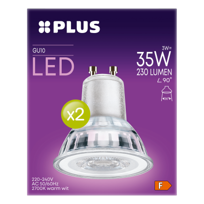 Lamp LED 35W Spot GU10 2PK