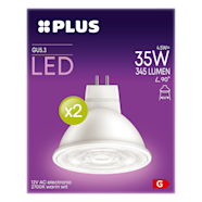 PLUS LED 35W GU5 3 12V 2PK Per Doos 2 St