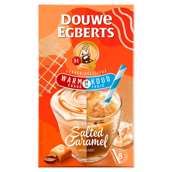 Douwe Egberts Oploskoffie salted caramel