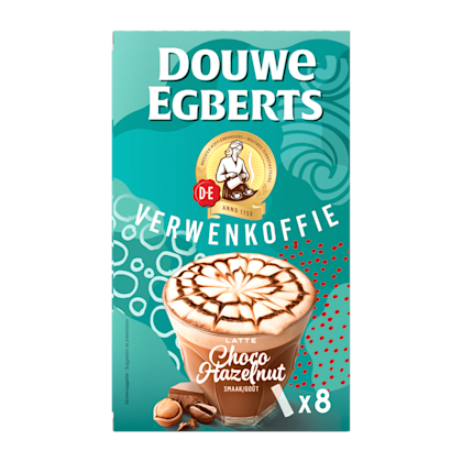 Oploskoffie latte choco hazelnut