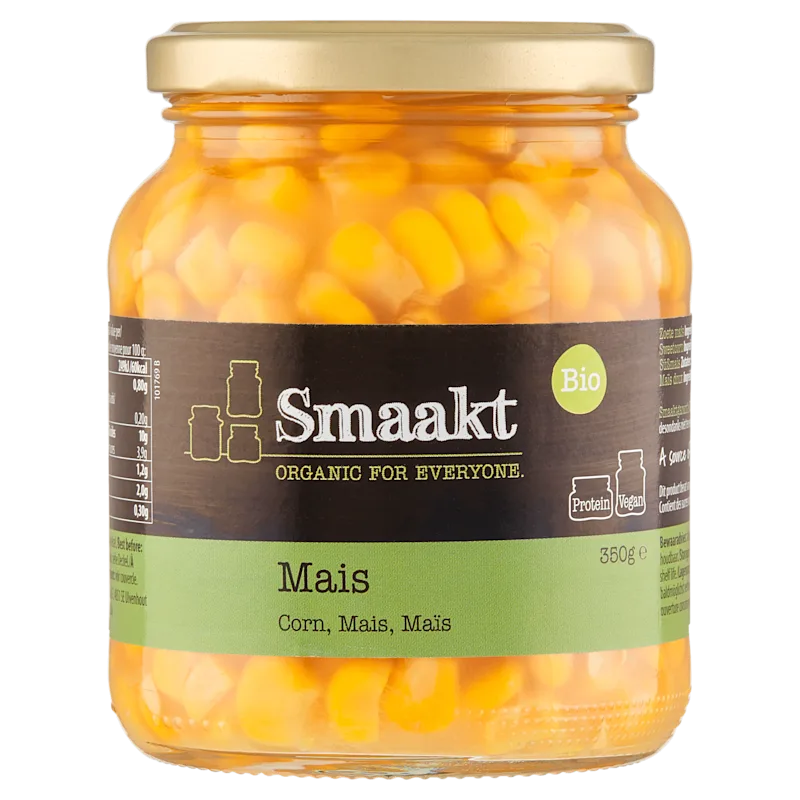 Smaakt Maiskorrels bio