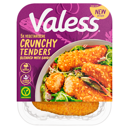 Crunchy Tenders blended with cheese