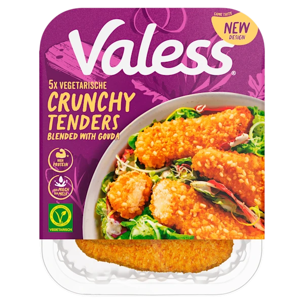 Valess Crunchy Tenders blended with cheese