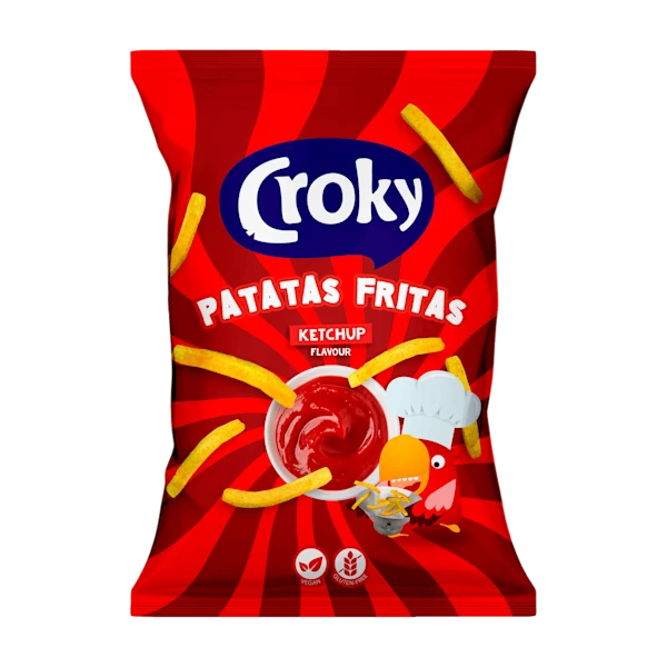 Croky Patatas Fritas Ketchup