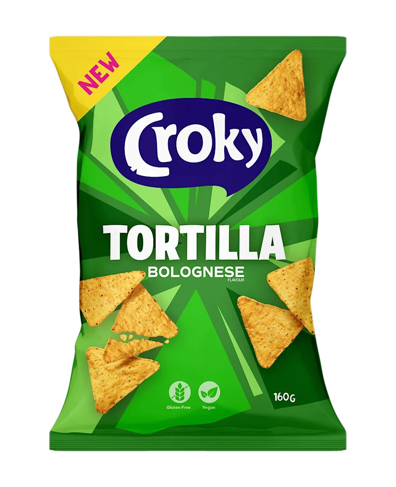 Croky Tortilla Bolognese Flavour 160 g