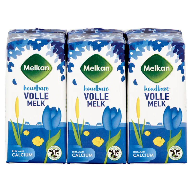 Melkan Volle melk 6x200ml