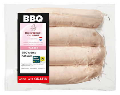BBQ worst naturel - PLUS