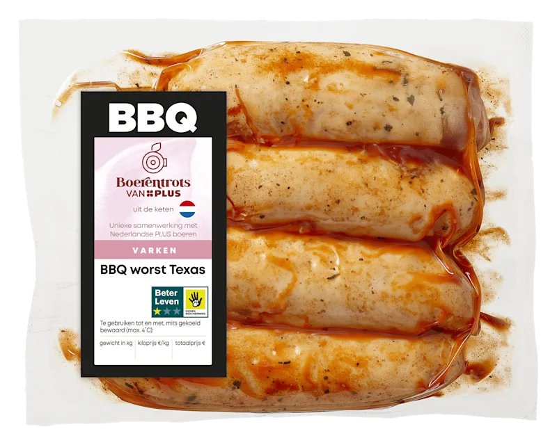 PLUS Boerentrots BBQ worst Texas