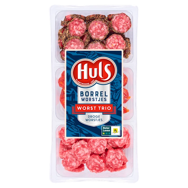 Huls Borrelworstjes trio